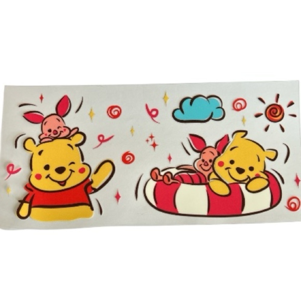 Pooh Piglet Cup Decal 142